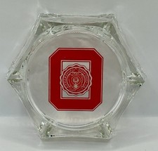 Ohio State University Columbus, Buckeyes, Ashtray, 4 In, Red, Smoking, Football picture