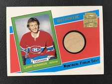 2001-02 Topps/O-Pee-Chee Archives #AS-LR Larry Robinson Arena Seats RELIC picture