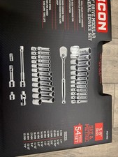 iCON 3/8 Drive 54-piece  Sae Metric Modular Socket Set M25400 70469 picture