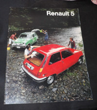 1976 Renault 5 and LeCar 20-page Vintage Original Car Sales Brochure Catalog picture