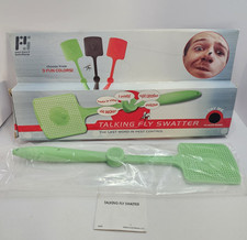 Talking Fly Swatter with Funny Sound Effects Green Fun Gift Idea Hasta La Vista picture
