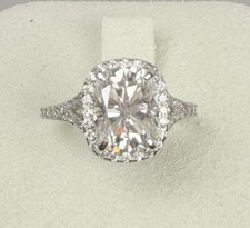 Genuine Moissanite Ring 3 CT Size 5 GRA Certified S925 picture