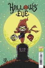 HALLOW'S EVE #3 VARIANT COVER BY SKOTTIE YOUNG NM MARVEL COMICS 2023 HALLOWS picture