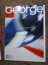 RARE GEORGE Oct 1999 Magazine - JOHN KENNEDY A TRIBUTE to JFK Jr. picture