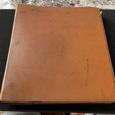 US Used Stamps Lot in Vintage Album Binder, Washington Airmail Christmas UN picture
