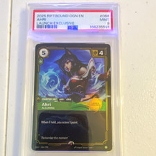 Riot Games 2025 Riftbound OGN Ahri Foil Launch Exclusive PSA 9 #066 picture