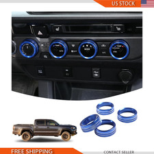 Car Central Control Air Conditioning Knob Ring Tacoma 2015-2022Color: blue picture