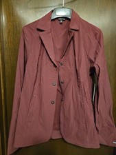 Kerrits Burgundy Stretch Competitor 3-Snap Coat, L picture