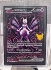 Mewtwo ex 151/128 30th Celebration Pokemon Card Special Art Rare 2026 NM picture