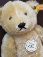 Steiff Classic 1927 Petsy Teddy Bear 28cm Mohair Growler Ear Button & Tags #911 picture