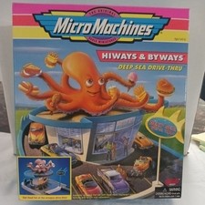 Micro Machines Playset Deep Sea Drive Thru Highways & Btways Vtg Galoob New  picture