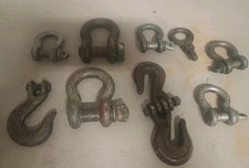 Vintage Anchor Shackle, Safety Hook , 9 Lot Pre-owned Good Condition picture