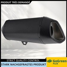 Universal Motorcycle Exhaust Pipe Black Muffler Slip on Fit For 60MM Universal picture
