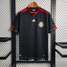 2010 Mexico Retro Away Black Jersey Mens EXTRA LARGE picture