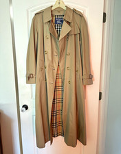 Burberrys Vintage '80s Womens Double Breasted Trench Coat w/ Removable Liner picture