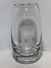 Vintage Heavy Glass Vase 5