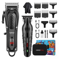 Hair Clippers for Men Cordless Clipper and Trimmer Set Stainless Steel Blades picture