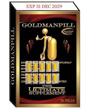 Go Goldman, Natural Male Enhancement Pill GUARANTEED POWERFUL ERECTION 10 Pills picture