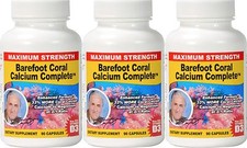 Barefoot Coral Calcium Complete 3 Pack - Bob Barefoot 90 Count - Coral Calcium picture