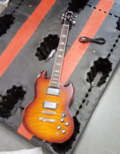 Used KGD Sunburst Aged Electric Guitar HH,  picture