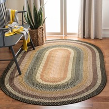 SAFAVIEH Braided Collection BRD308A Handwoven Multi Rug picture