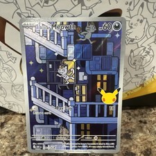 Pokemon 30th Celebration - Alolan Meowth - 139/128 - Holo - Illustration Rare picture