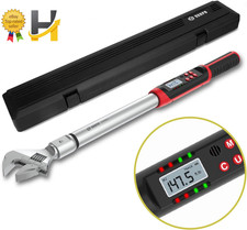10-200Nm Adjustable Open End Digital Torque Wrench HVAC Split AC Mini Auto picture