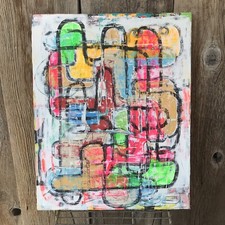 Colorful Textured Abstract Original Painting 20
