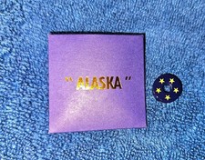 Carnival Cruise Effy Jewelry Barrel Charm ALASKA Navy Blue Yellow Stars NEW picture