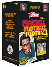 2026 Topps Heritage Football Value Box Brand New PreSale QTY picture