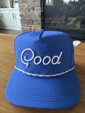 Good Good Golf Royal Rope Hat NWT SnapBack Adjustable Cap Authentic Blue White picture