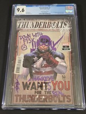 Thunderbolts #1, CGC 9.6 NM, 1:25 Siqueira Variant Cover, 1st picture