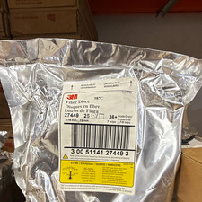 3M 27449 7in 36+ Grit Ceramic Coated Fiber Disc, 7/8in Mounting Hole picture