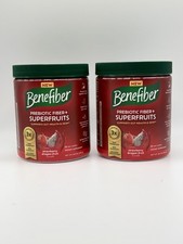 Lot 2 Benefiber Prebiotic Fiber Superfruits Strawberry Dragon 8.8 oz 2027+ NEW picture