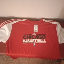 ADIDAS NBA AUTHENTIC CHICAGO BULLS SHOOTING SHIRT JERSEY SIZE 3XT picture