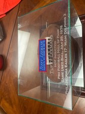 tuffy leemans HOF induction football 1978- Game used ball Im ‘78 HOF game picture