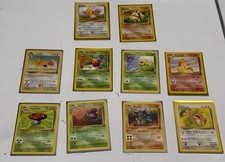 Pokemon collection vintage lot Of 10 Cards 1995 Nintendo Creatures Gamefreak New picture