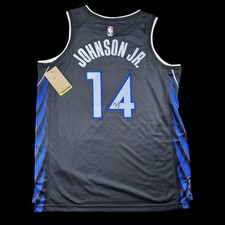 Morez Johnson Jr. Signed Autograph Dallas Mavericks #14 Jersey Authentic Auto picture