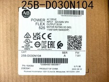 2025 New Allen-Bradley 25B-D030N104 Ser A PowerFlex 525 15kW 20Hp AC Drive picture