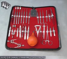 29 PC O.R GRADE STRABISMUS OPHTHALMIC EYE MICRO SURGERY SURGICAL INSTRUMENTS picture