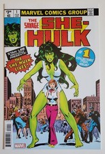 The Savage She-Hulk #1 NM 1st App & Origin of She-Hulk Marvel Comics Facsimile  picture