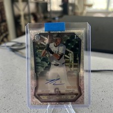 Topps Bowman Chrome 2026 Braylen Wimmer 1st Bowman Mini-Diamond /100 Auto picture