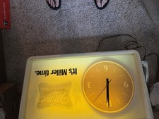 Vintage Miller time sign picture