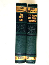 Louis Bromfield Book Lot 2 Vintage Hardcover The Rains Came Here Today Gone Tomo picture