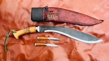 EGKH-15 Inch Historic Rust Free Ganjawal Kukri-Black rust free Version-Tradition picture