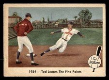 1959 Fleer Ted Williams Baseball Ted Williams #4 lower grade Boston Red Sox picture