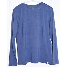 NWT Coolibar Morada UPF50 Long Sleeve T-Shirt in Future Dusk picture