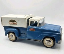 1962 Tonka Toy Sportsman Stepside Truck With Camper Top Pressed Steel Rare Read picture