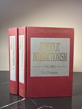 Symbolic Interactionism: Foundations and History Ken Plummer 2 vol 1991 Rare picture