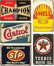 Vintage Metal Tin Signs Retro Garage Signs for Men Wall Decorations Old Car Shop picture